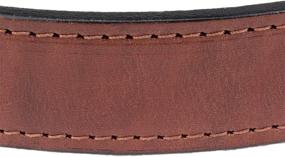 img 1 attached to Crafted Excellence: Premium Handmade Stitched Bridle Leather Men's Accessories