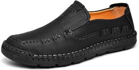 img 4 attached to 👞 Ultimate Comfort Loafers: Men's Driving & Walking Sneakers for Easy Slip-Ons