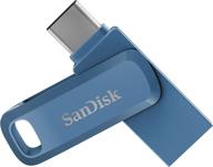 sandisk 128gb ultra drive type c data storage logo