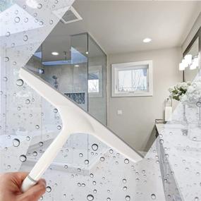 img 1 attached to 🧼 Feidet Professional Shower Squeegee: Ultimate Glass Door, Window, and Mirror Cleaning Tool with 10 inch Handle & Blade