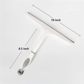 img 2 attached to 🧼 Feidet Professional Shower Squeegee: Ultimate Glass Door, Window, and Mirror Cleaning Tool with 10 inch Handle & Blade