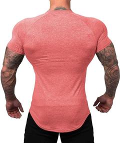 img 2 attached to URRU T Shirts Compression Athletic Baselayer Men's Clothing in Active