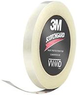 🛡️ vvivid 3m clear paint protection vinyl wrap tape roll - 1 inch x 84 inch: ultimate surface shield! logo