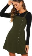 👗 verdusa women's button pinafore overall in jumpsuits, rompers & overalls - women's clothing logo