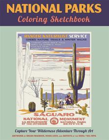 img 4 attached to National Parks Poster Coloring Sketchbook