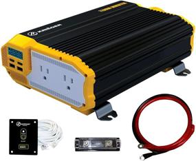 img 4 attached to 🔌 KRIËGER 1100W 12V Power Inverter with Dual 110V AC Outlets, Installation Kit Included, Automotive Backup Power Supply for Blenders, Vacuums, Power Tools - MET Approved by UL and CSA