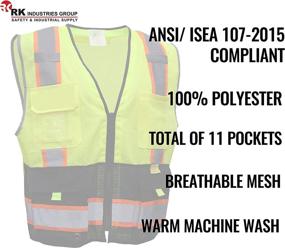 img 1 attached to RK Reflective Breathable Construction Motorcycle Occupational Health & Safety Products