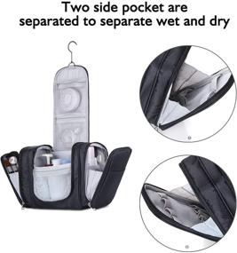 img 2 attached to Organizer Waterproof Lightweight Toiletries Brushes（Black）