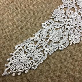 img 1 attached to Pieces Beautiful Lace Vintage Applique