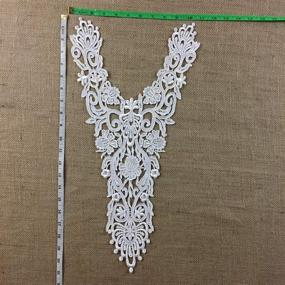 img 3 attached to Pieces Beautiful Lace Vintage Applique