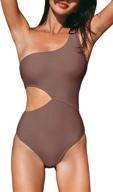 👙 cupshe women's clothing: stylish shoulder one piece swimsuit for bathing logo