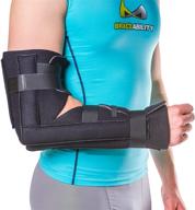 🩹 braceability elbow immobilizer brace: long arm cast & soft splint for supracondylar & ulna fractures (s/m) logo