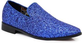 img 4 attached to Enzo 👞 Romeo Glitter Vintage Loafers