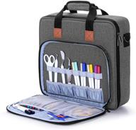 👜 versatile gray luxja carrying bag for cricut accessories and laptop - ideal for most brands logo