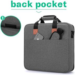 img 1 attached to 👜 Versatile Gray Luxja Carrying Bag for Cricut Accessories and Laptop - Ideal for Most Brands