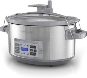 img 4 attached to 🍲 BLACK+DECKER SCD7007SSD 7-Quart Stainless Steel Digital Slow Cooker with Temperature Probe and Precision Sous-Vide Capacity