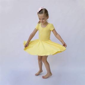 img 1 attached to 👗 Cute Girls Soft Twirl Dress - POPINJAY Twirly Short Sleeve Skater Swing Dresses