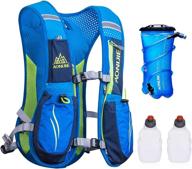 🏃 aonijie 5.5l trail running vest: hydration packs with 2l bladder reservoir - marathoner hydro backpack for ultimate performance логотип