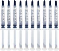 teeth whitening gel refill kit - 10 🦷 tubes of 44% carbamide peroxide formula by bright white smiles logo