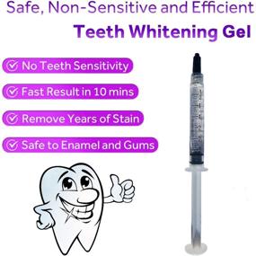 img 3 attached to Teeth Whitening Gel Refill Kit - 10 🦷 Tubes of 44% Carbamide Peroxide Formula by Bright White Smiles