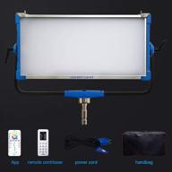 🎥 yidoblo ai-3000c 300w rgbw led panel lamp with soft light and app control for studio video film - 12 photography lighting effects set (300w, blue) logo