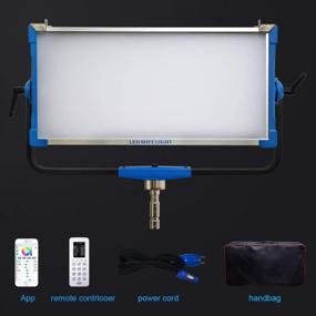 img 4 attached to 🎥 Yidoblo AI-3000C 300W RGBW LED Panel Lamp with Soft Light and APP Control for Studio Video Film - 12 Photography Lighting Effects Set (300W, Blue)