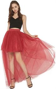 img 1 attached to Womens Floor Length Wedding Skirts
