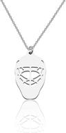 🏒 cenwa ice hockey goalie mask necklace: perfect hockey gift for moms and fans! logo