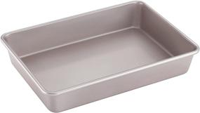 img 4 attached to CHEFMADE Rectangle Non Stick Bakeware Champagne