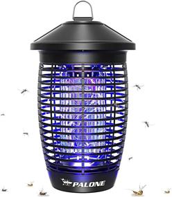 img 4 attached to Effective Outdoor Bug Zapper: PALONE 4500V 20W Mosquito Killer Lamp for Patio, Garden, Home