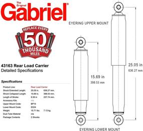 img 1 attached to 🚚 Универсальный грузовик Gabriel 43163 для задней загрузки: двойной упаковке для эффективной транспортировки