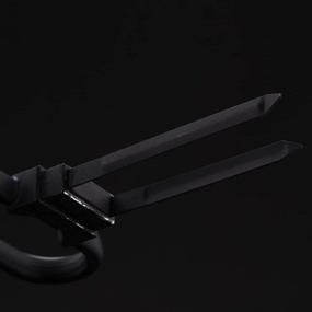 img 1 attached to 🍷 Effortlessly Uncork with Style: CHEER MODA Ah So Wine Opener - Old Fashion Two-Prong Cork Puller & Corker in Sleek Black Gold Case