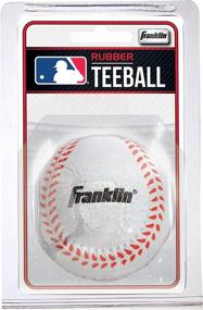 img 3 attached to ⚾ Мячик для тибола MLB от Franklin Sports - белый