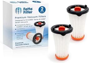 img 4 attached to Fette Filter Pack of 2 - E2 Style Compatible Vacuum Filter: Compare to Part # EF144 and EL65521