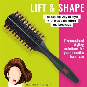 img 1 attached to 🔁 Wet Brush Lift & Shape Round Brush - Ultimate Hair Tool for Effortless and Pain-Free Blowouts, Less Breakage and Versatile Styling 🔁 Wet Brush Lift & Shape Круглая щетка - идеальный инструмент для легкой и безболезненной укладки, снижения повреждений волос и создания разнообразных укладок