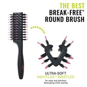 img 2 attached to 🔁 Wet Brush Lift & Shape Round Brush - Ultimate Hair Tool for Effortless and Pain-Free Blowouts, Less Breakage and Versatile Styling 🔁 Wet Brush Lift & Shape Круглая щетка - идеальный инструмент для легкой и безболезненной укладки, снижения повреждений волос и создания разнообразных укладок