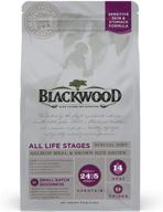 🐶 blackwood slow cooked dry dog food: usa-made for sensitive skin and stomach, naturally solving food sensitivities - ideal for all life stages logo