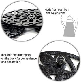 img 2 attached to 🔥 Metal Trivets by Trademark Innovations