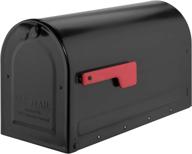 📬 premium architectural mailboxes 7900b-10 mb2 postmount mailbox: large and stylish in black logo