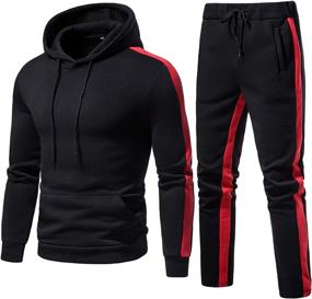 img 4 attached to DEAREBA Tracksuits Athletic Jogging Casual Outdoor Recreation