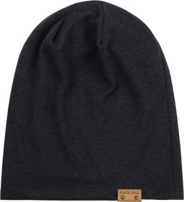 img 2 attached to 🧢 Stay Warm and Stylish this Winter with PAGE ONE Men's Slouchy Beanie: A Comfortable, Cozy, Oversized Hat for Ultimate Comfort