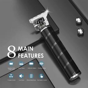 img 3 attached to 🧔 Men's Hair Clippers - Cordless Electric Hair Trimmer for Adults & Kids - Beard & Hair Grooming Kit for Home & Barber Use