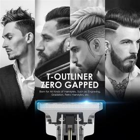 img 1 attached to 🧔 Men's Hair Clippers - Cordless Electric Hair Trimmer for Adults & Kids - Beard & Hair Grooming Kit for Home & Barber Use