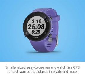 img 2 attached to 🏃 Easy-to-use Garmin Forerunner 45S Purple GPS Running Watch + Coach Free Training Plan Support & 39mm Design
