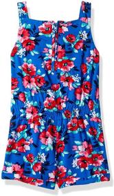 img 1 attached to 👗 Stylish Girls' Printed Romper by French Toast