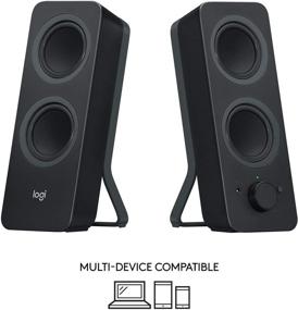 img 3 attached to Black Logitech Z207 2.0 Stereo Speaker for Multiple Devices