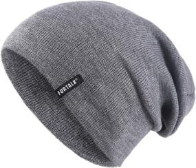 img 4 attached to 🧢 FURTALK Unisex Winter Beanie Hat - Stylish Cuffed Skull Cap for Men and Women