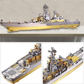 img 3 attached to Piececool Battlecruiser Battleship Building Birhtday