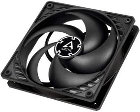 img 1 attached to 🌀 ARCTIC P12 PWM - 120 mm Pressure-Optimised Case Fan with Very Quiet Motor, Computer, Fan Speed: 200-1800 RPM - Black/Black