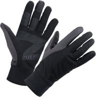 🧤 ozero winter thermal gloves – unisex touch screen, water resistant, windproof, anti-slip, heated hand warmers for hiking, driving, running, cycling logo